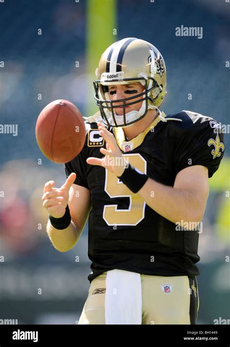 Drew Brees 9 Of The New Orleans Saints Stock Photo Alamy