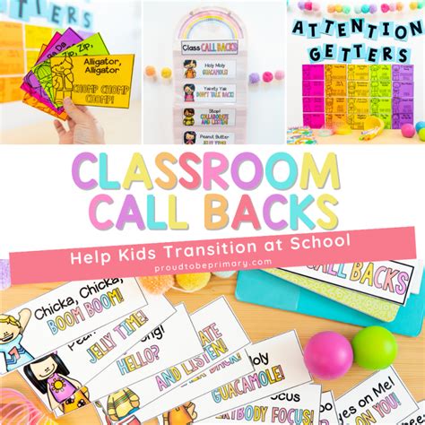 Using Classroom Call Backs And Attention Getters In The Classroom