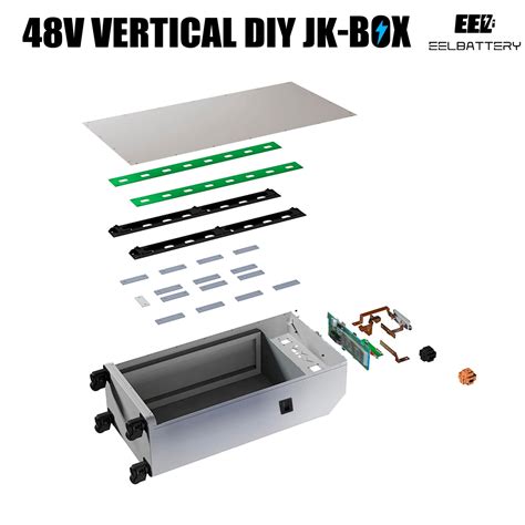 Eel 48v 16s Diy Vertical Jk Box Diy Battery Kits With Jk Inverter Bms