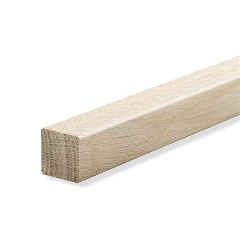 Square Skirting Boards Skirting Oak Solid Wood 20x20x2300mm Square