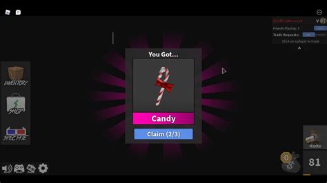 Wfl Trading For Candy Set Nightblade Mm2 Youtube