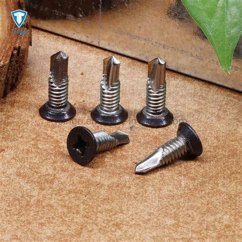 Tgr Tsingri Stainless Steel Phillips Flat Painted Undercut Countersunk Head Self Drilling Screws