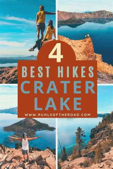 Official Crater Lake Hiking Guide - 2 Day Itinerary - Ruhls of the Road | Hiking guide, Oregon ...