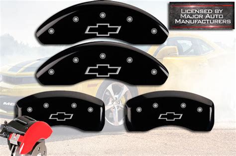 2014 2015 Chevy Cruze Front Rear Black Mgp Brake Disc Caliper Covers