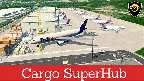 Building A Stunning Cargo Airport In Cities Skylines YouTube