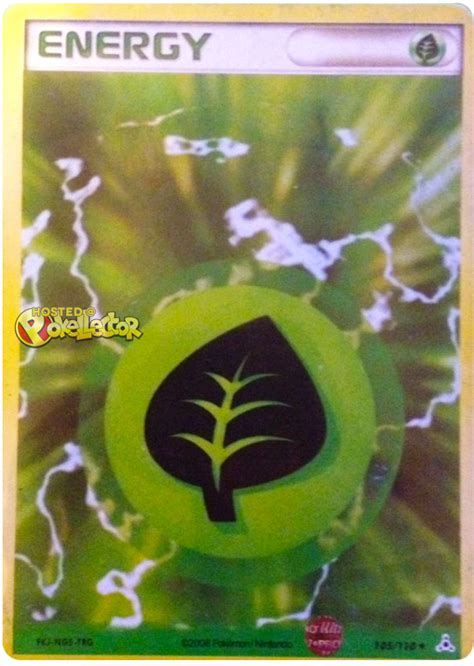 Grass Energy EX Holon Phantoms 105 Pokemon Card