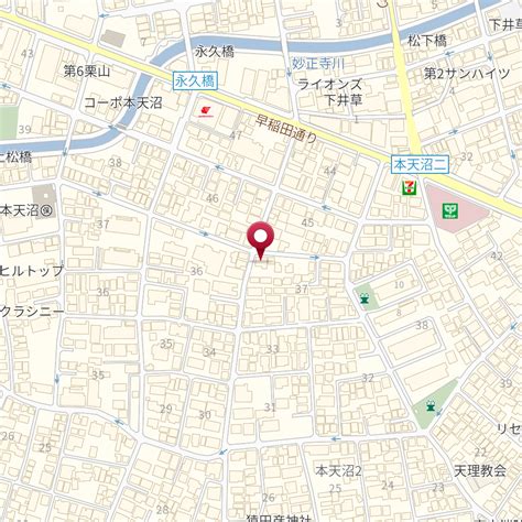 東京都杉並区本天沼2－37－13 の地図 Mapfan