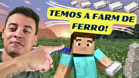 Concluindo A Farm De Ferro Na Ilha Dos Victoriosos Live De Minecraft