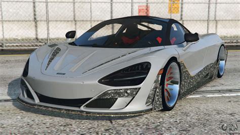 McLaren 720S Old Silver Replace For GTA 5