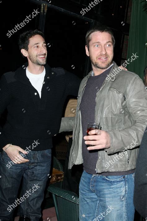 Adrien Brody Gerard Butler Editorial Stock Photo Stock Image