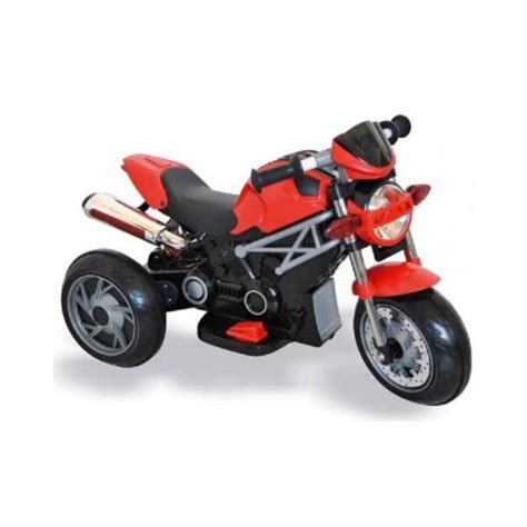 Moto Motocicletta Elettrica Naked Rossa 6V Per Bambini Dugez Dugez Italia