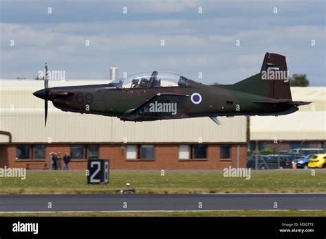 Slovenian Air Force Pilatus Pc 9m Ground Attack Aircraft Taking Off At