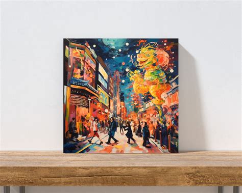 Chinatown Art Print Watercolor Canvas Art Travel Print Wall Art