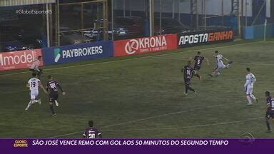 Globo Esporte Rs S O Jos Vence Remo Gol Aos Minutos Do