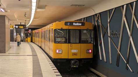 U Bahn Berlin Einsetzermitfahrt Auf Der U Von Britz S D Bis Rudow