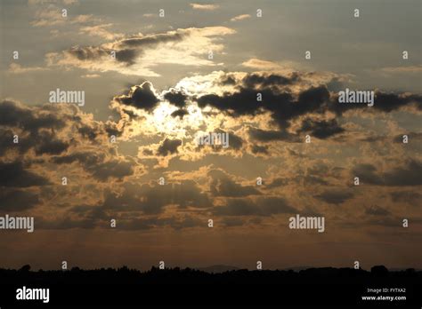 Sunset Sky Background Stock Photo Alamy