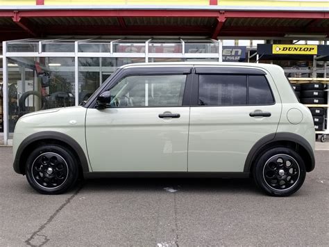 BEST写真館 スズキ ラパン HE S の HOT STUFF ホットスタッフ LaLaPalm ララパーム セミグロスブラック リムポリッシュ GB リムP を表示