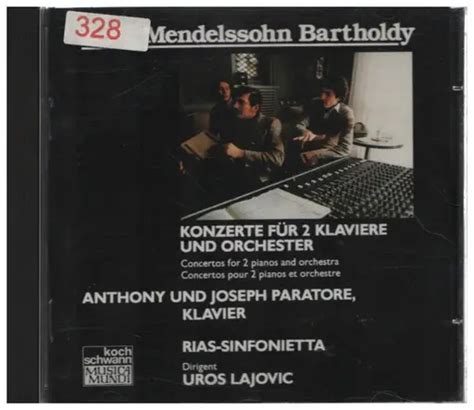 Konzerte Für 2 Klaviere Und Orchester Felix Mendelssohn Bartholdy