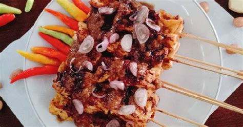 Resep Sate Tahu Saus Kacang Oleh Oknisa Carolina Cookpad