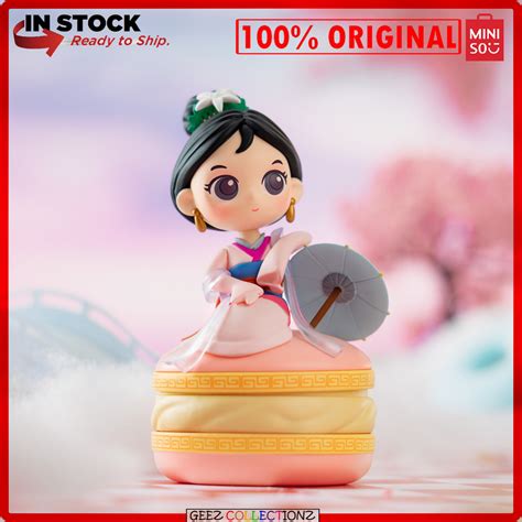 Miniso Disney Princess Macaron Jewelry Box Brand New Mulan Blind Box