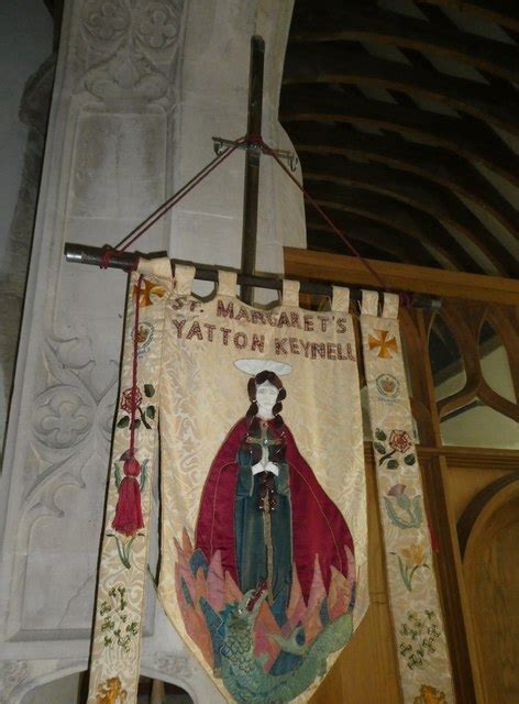 St Michael Yatton Keynell Banner Basher Eyre Geograph Britain