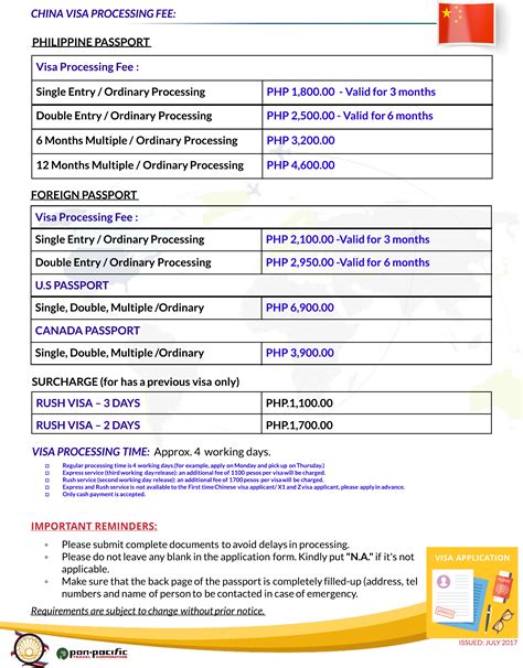 Download China Transparent Visa - Passport Renewal Requirements 2018