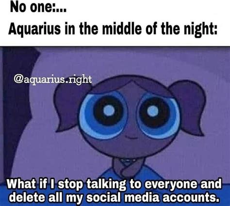 Amazing Aquarius Zodiac Sign Memes Funny Memes