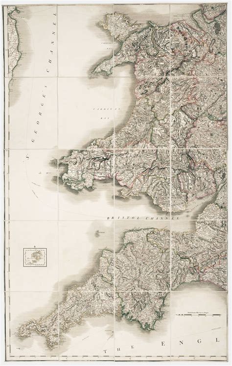 Cary S New Map Of England And Wales With Part Of Scotland On Which