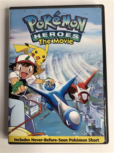 Pokemon Heroes The Movie DVD With Insert Camp Pikachu Short Anime