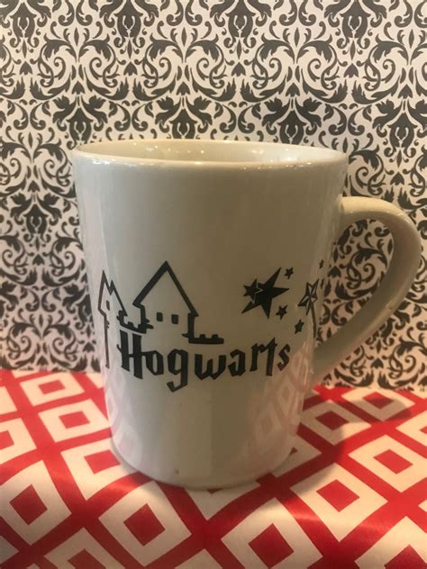 Harry Potter Hogwarts Coffee Mug Etsy