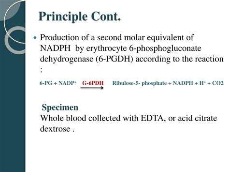 Ppt Glucose Phosphate Dehydrogenase G Pd Powerpoint