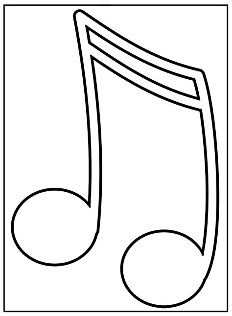 36 páginas para colorear de notas musicales ColoringPagesOnly