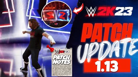 WWE 2K23 Patch 1 13 Notes Are Here YouTube