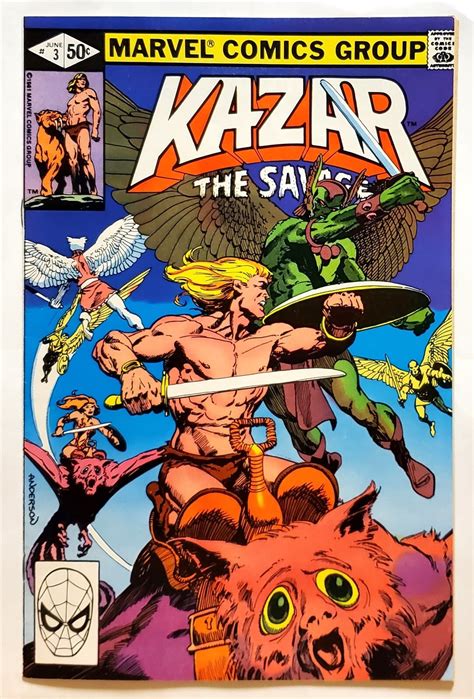 Ka Zar The Savage 3 June 1981 Marvel 7 5 VF Comic Books Bronze