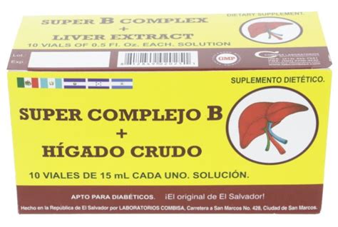 Super Complex B Liver Extract Ml Complejo B Higado Crudo