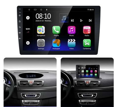 Мултимедия Двоен дин за Renault Megane 3 Навигация плеър Android Меган ...