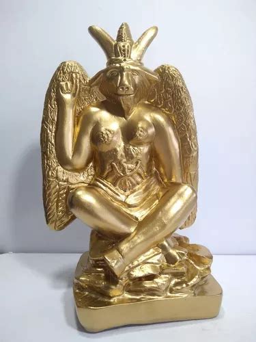 Imagem Baphomet Bafom Escultura Exu Belzebu Estatua Bafo Me Mebuscar