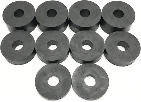 Rubber Spacers Standoff Washers 10mm M10 10 Pack 4 X 15mm 4 X 10mm 2 X 5mm Uk