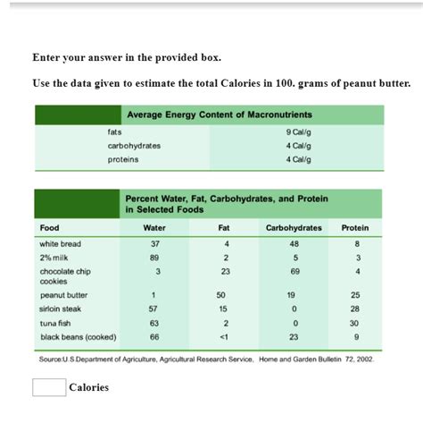 Solved Enter Your Answer In The Provided Box Use The Data Given To