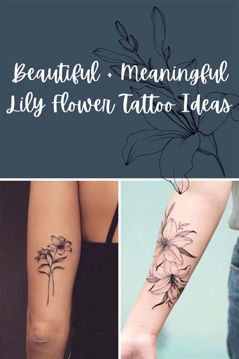 Lily Flower Tattoo Ideas That Are Beautiful Meaningful Hot Sex Picture