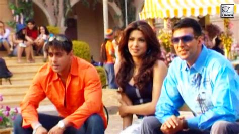 Mujhse Shaadi Karogi Film Shooting - Akshay, Salman & Priyanka On Sets