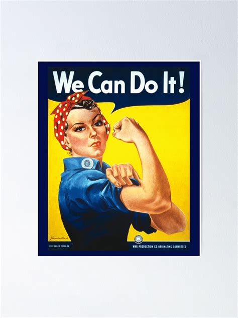 "We Can Do It Rosie the Riveter Original Vintage Print" Poster for Sale ...