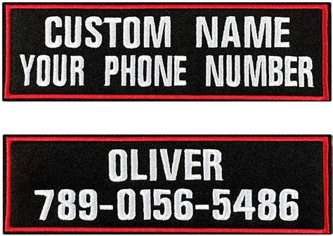 Customized Name Patch Personalized Removable Tactical