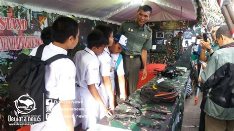 Anak Sekolah Antusias Kunjungi Stand Pameran Kodam Ix Udayana Dewata News