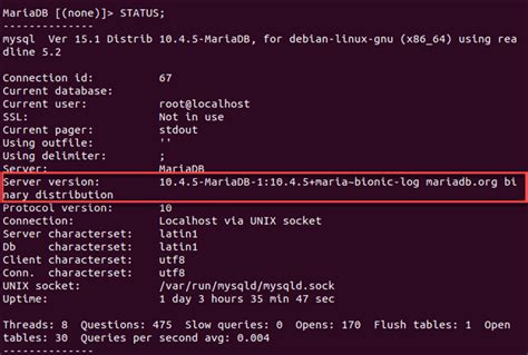 How To Check Mysql Version 5 Easy Commands Ubuntu Linux