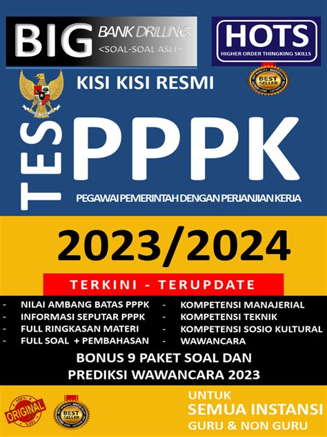 Big Bank Drilling Hots Kisi Kisi Resmi Tes Pppk 2023 2024 Untuk Semua