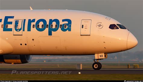 Ec Nvz Air Europa Boeing Dreamliner Photo By Tomas Acevedo