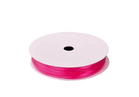 Satinband Mit Webkante 3 Mm Pink Online Kaufen Aduis