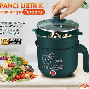 Jual Panci Elektrik Panci Listrik Kukus Plus Steamer Alat Masak Goreng