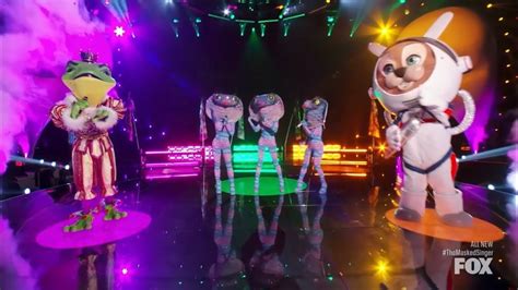 Group C Performs Roar By Katy Perry Masked Singer S7 E9 Youtube